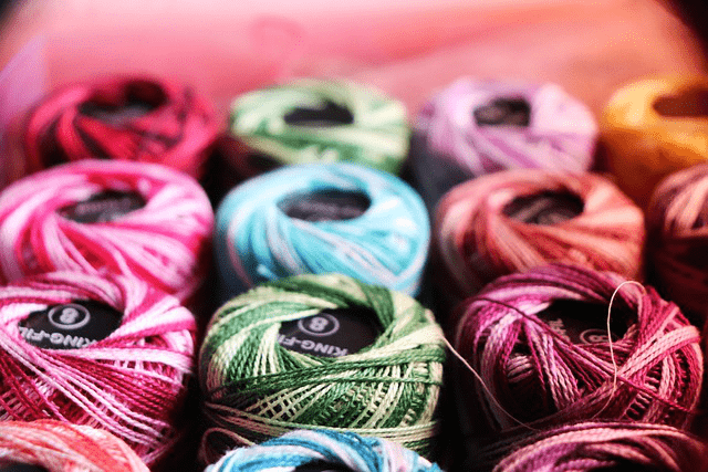 image of fabric threads for a textile ERP product page